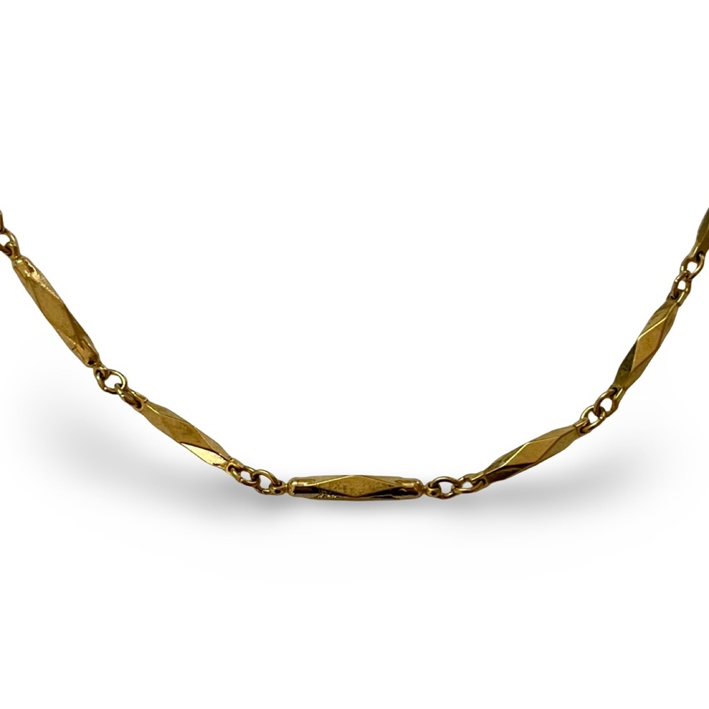 NIKKEN Magnetic Therapy Gold Necklace Wellness Jewelry 1990’s